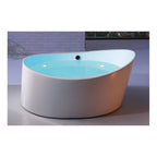 66 Inch Round Free Standing Acrylic Air Bubble Bathtub EAGO (AM2130)
