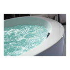 66 Inch Round Free Standing Acrylic Air Bubble Bathtub EAGO (AM2130)