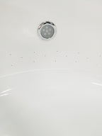 66 Inch Round Free Standing Acrylic Air Bubble Bathtub EAGO (AM2130)