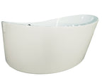 66 Inch Round Free Standing Acrylic Air Bubble Bathtub EAGO (AM2130)