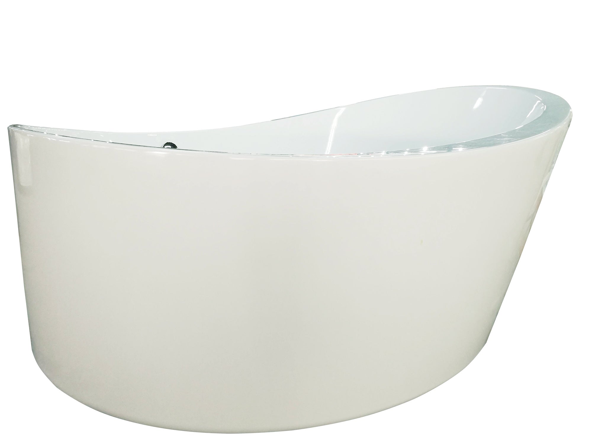 66 Inch Round Free Standing Acrylic Air Bubble Bathtub EAGO (AM2130)