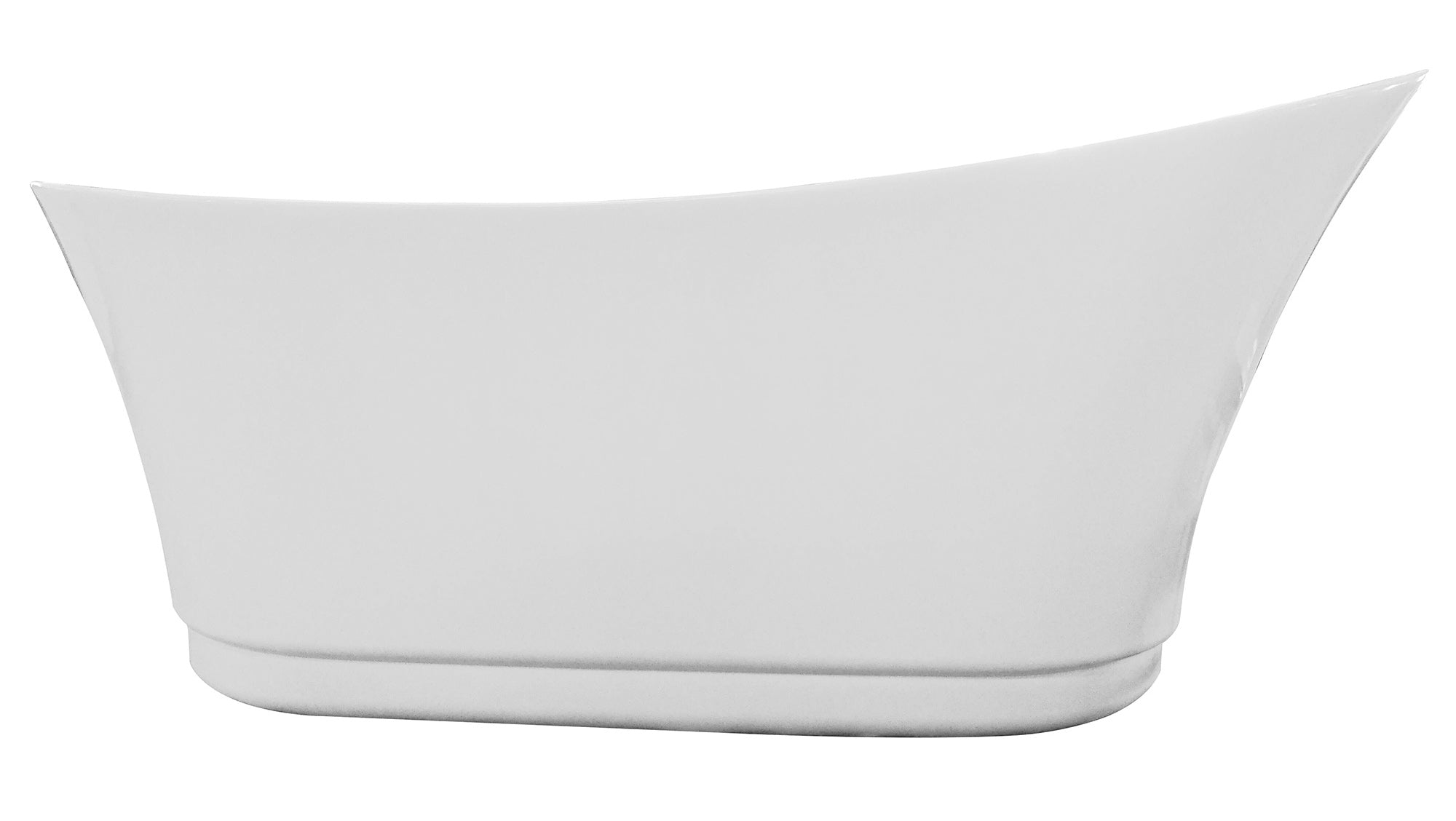 68 Inch White Free Standing Oval Air Bubble Bathtub EAGO (AM2140)