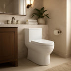 AXENT Dune II One-Piece Toilet Bowl (12 inch/White)