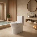 AXENT Dune II One-Piece Toilet Bowl (12 inch/White)