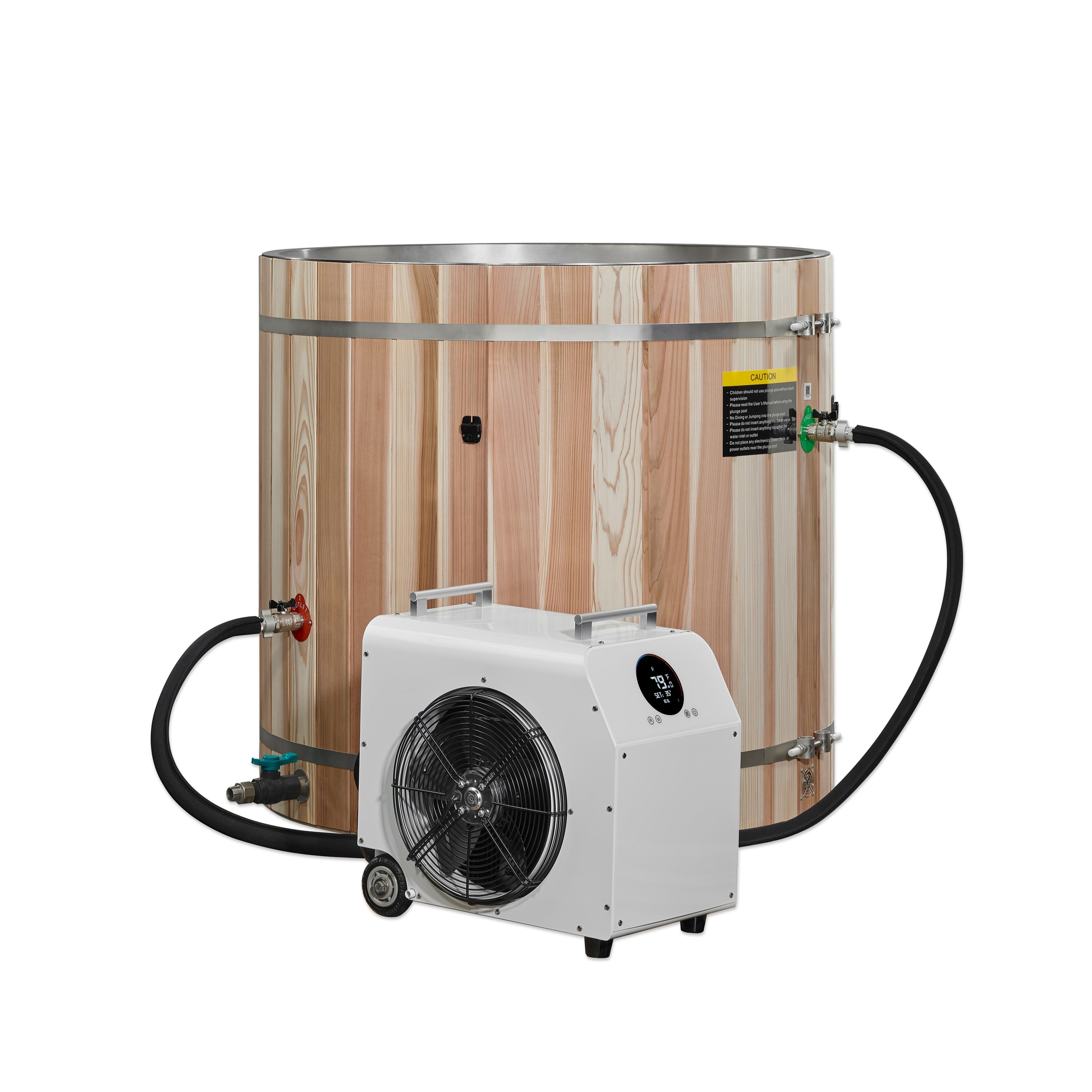 Dynamic Cold Therapy Barrel Cold Plunge with Chiller