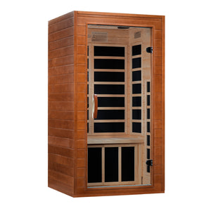 Dynamic "Avila" FAR Infrared Sauna Low EMF with Hemlock Wood