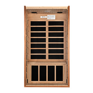 Dynamic "Avila" FAR Infrared Sauna Low EMF with Hemlock Wood