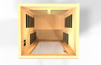 Dynamic "Avila" FAR Infrared Sauna Low EMF with Hemlock Wood