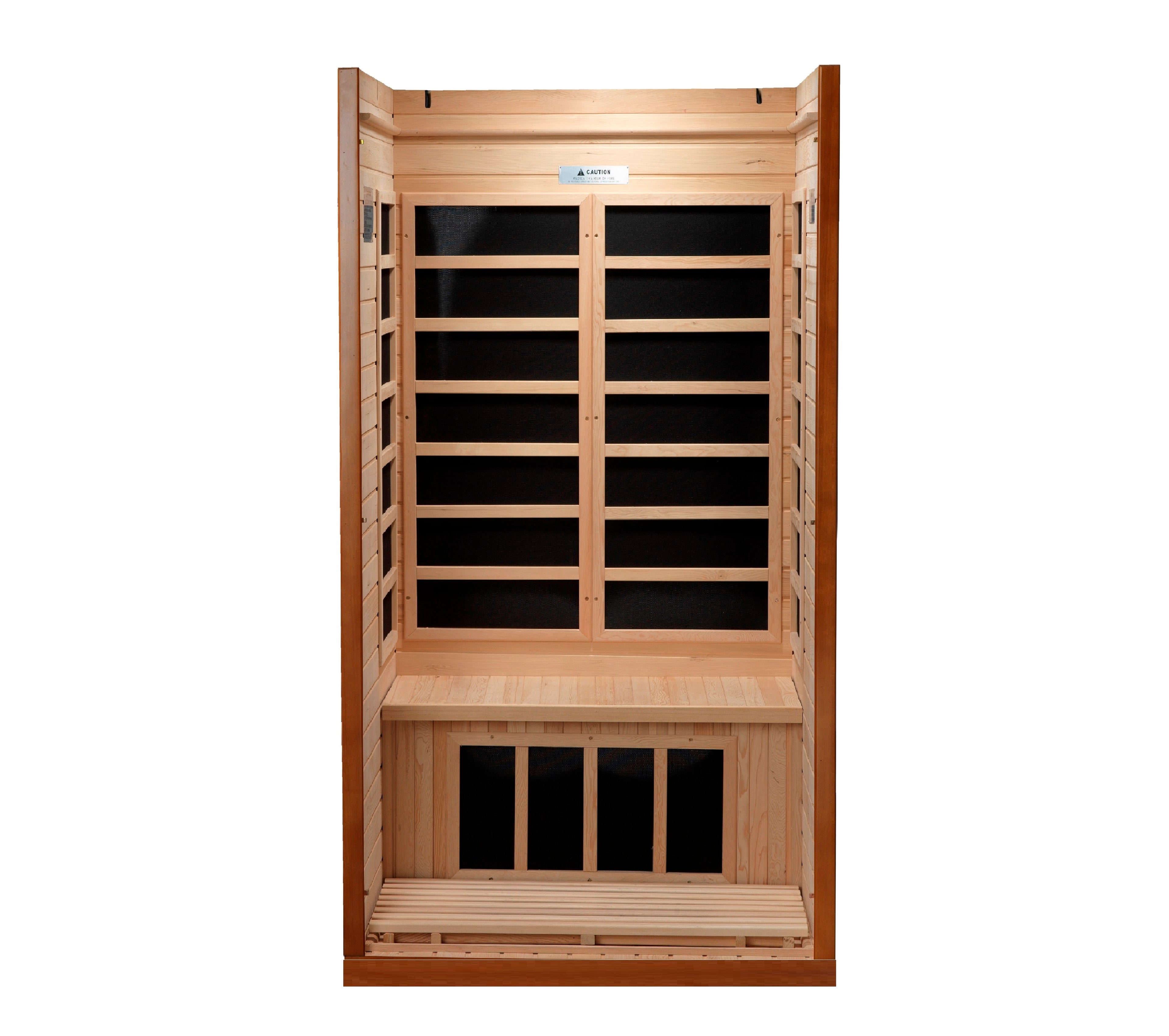 Dynamic "Barcelona" FAR Infrared Sauna Ultra Low EMF with Hemlock Wood