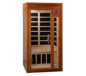 Dynamic "Barcelona" FAR Infrared Sauna Ultra Low EMF with Hemlock Wood