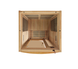 Dynamic "Barcelona" FAR Infrared Sauna Ultra Low EMF with Hemlock Wood