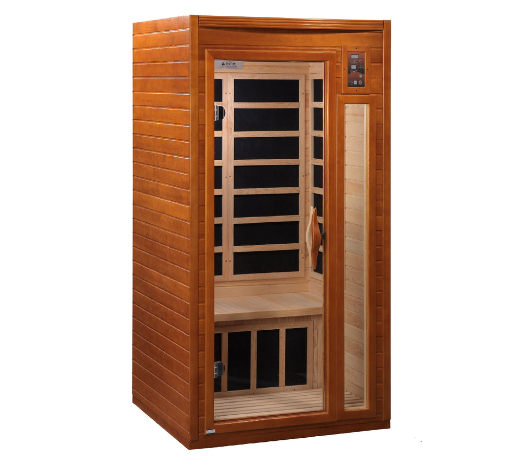 Dynamic "Barcelona" FAR Infrared Sauna Ultra Low EMF with Hemlock Wood