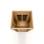 Dynamic "Gracia" Infrared Sauna Low EMF with Hemlock Wood