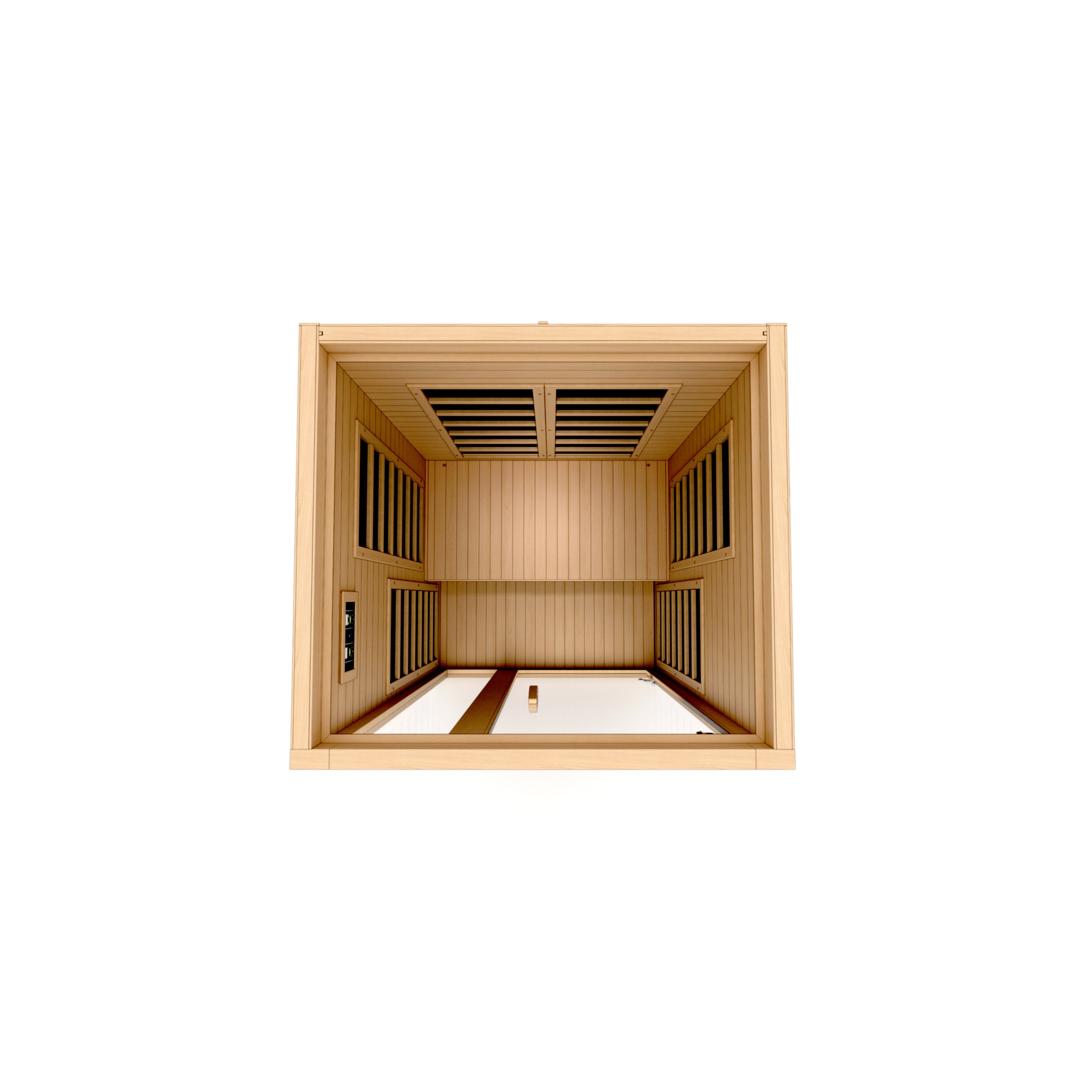 Dynamic "Gracia" Infrared Sauna Low EMF with Hemlock Wood