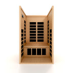 Dynamic "Gracia" Infrared Sauna Low EMF with Hemlock Wood