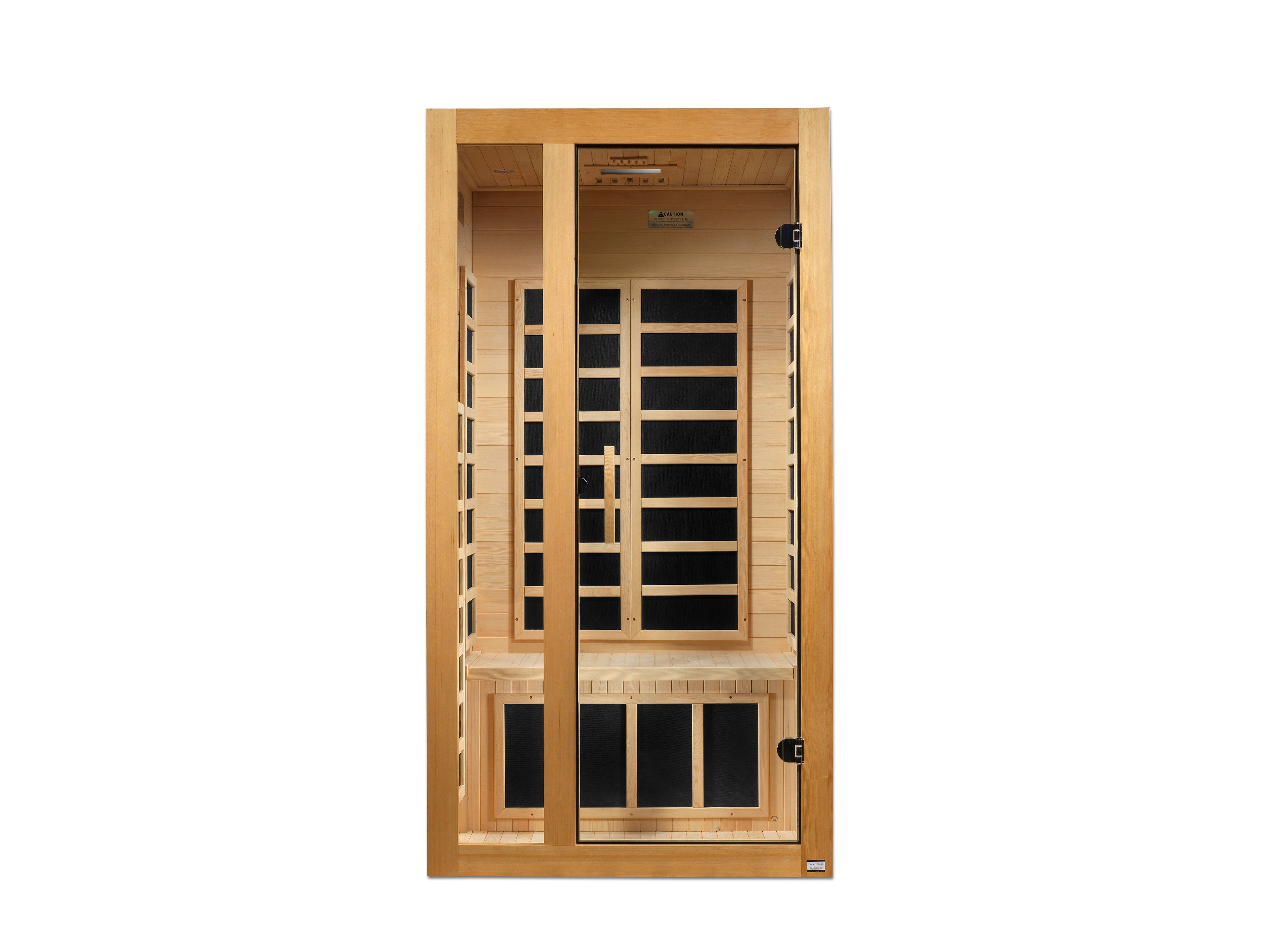 Dynamic "Gracia" Infrared Sauna Low EMF with Hemlock Wood