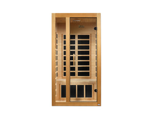 Dynamic "Gracia" Infrared Sauna Low EMF with Hemlock Wood