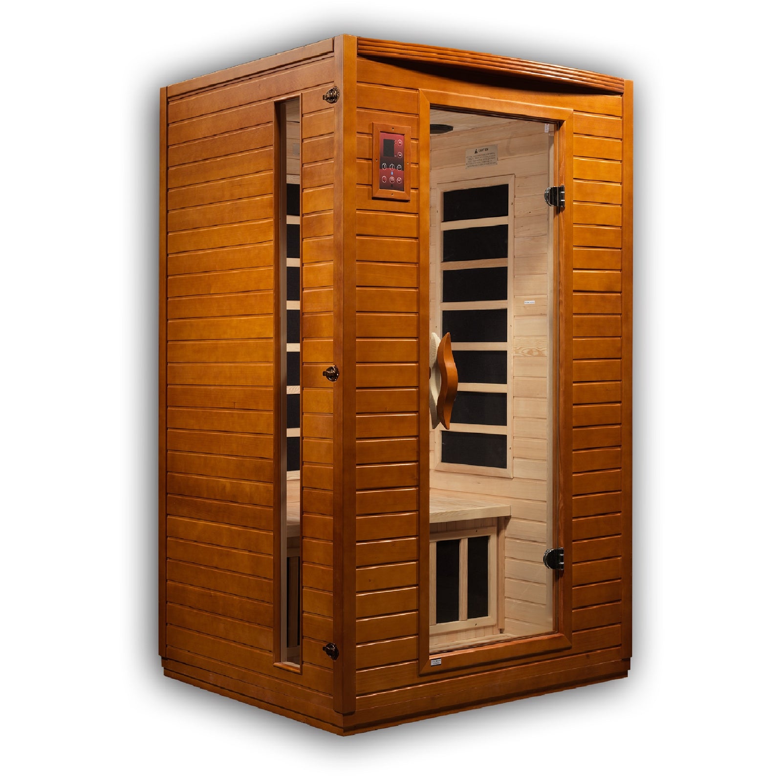 Dynamic "Versailles" FAR Infrared Sauna Low EMF with Hemlock Wood