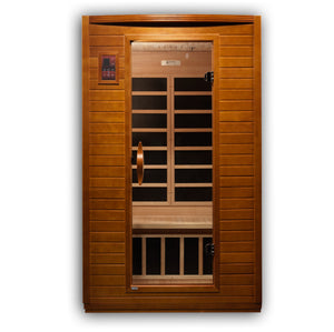 Dynamic "Versailles" FAR Infrared Sauna Low EMF with Hemlock Wood