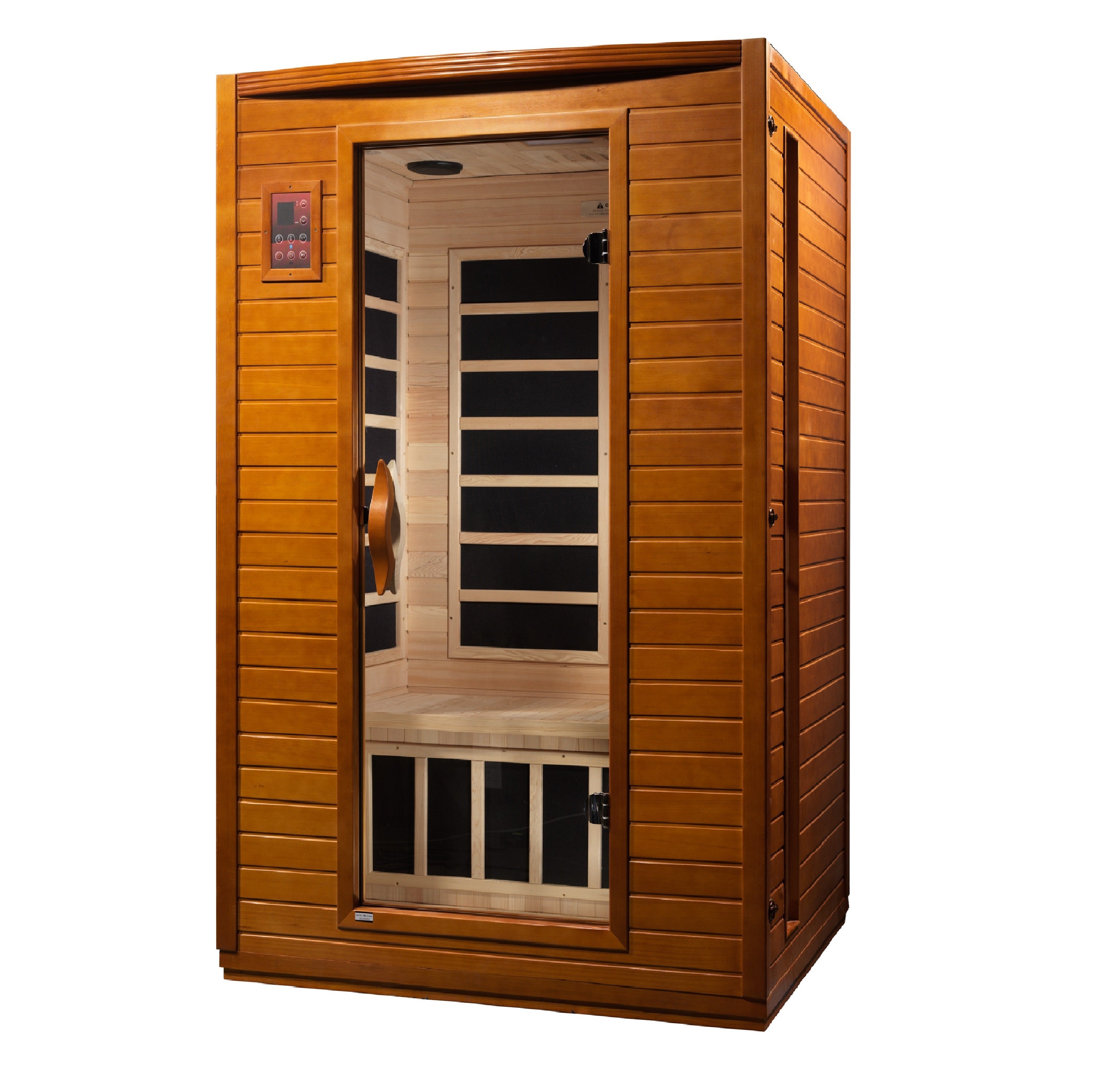 Dynamic "Versailles" FAR Infrared Sauna Low EMF with Hemlock Wood