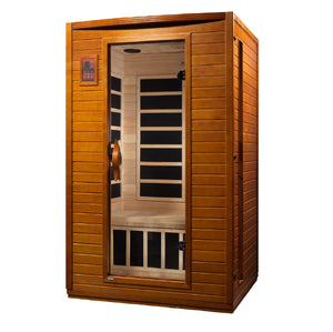 Dynamic "Versailles" FAR Infrared Sauna Low EMF with Hemlock Wood