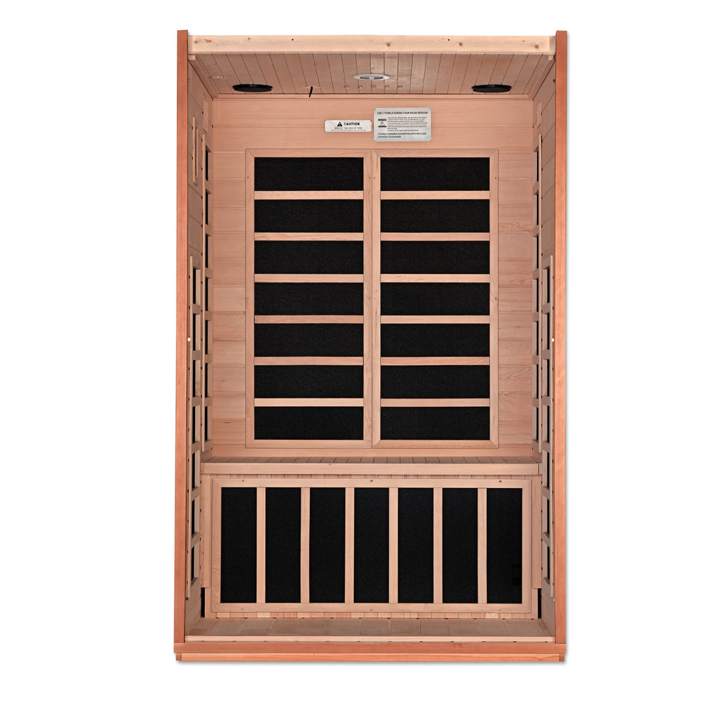 Dynamic "Cardoba Elite" FAR Infrared Sauna Ultra Low EMF with Hemlock Wood