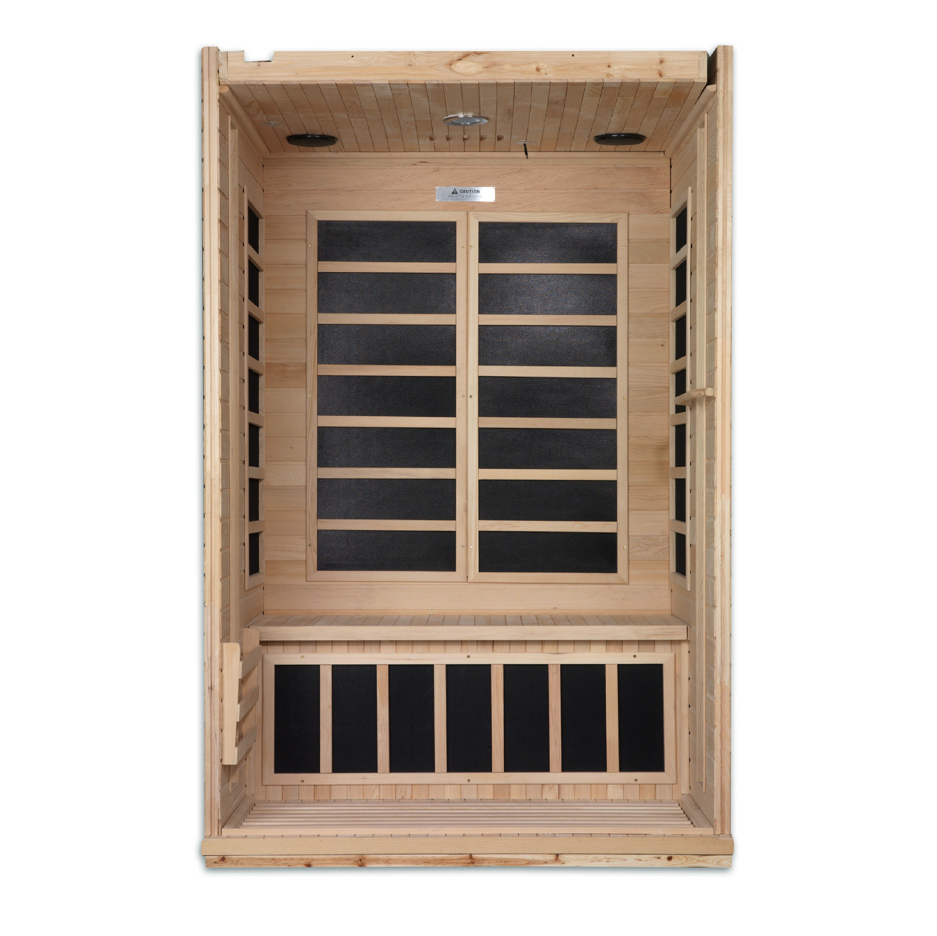 Dynamic "Venice" Infrared Sauna Low EMF with Hemlock Wood