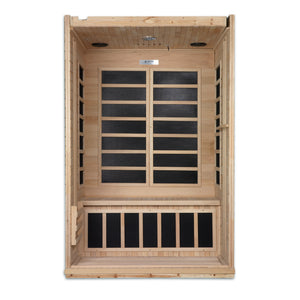 Dynamic "Venice" Infrared Sauna Low EMF with Hemlock Wood