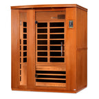 Dynamic "Lugano" FAR Infrared Sauna Low EMF with Hemlock Wood