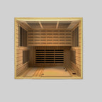 Dynamic "Lugano" FAR Infrared Sauna Low EMF with Hemlock Wood