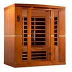 Dynamic "Bergamo" Infrared Sauna Low EMF with Hemlock Wood