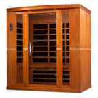 Dynamic "Bergamo" Infrared Sauna Low EMF with Hemlock Wood