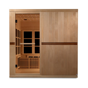 Dynamic "Catalonia" Infrared Sauna Ultra Low EMF with Hemlock Wood