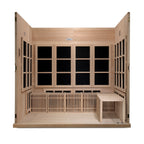 Dynamic "Catalonia" Infrared Sauna Ultra Low EMF with Hemlock Wood