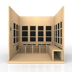 Dynamic "Catalonia" Infrared Sauna Ultra Low EMF with Hemlock Wood
