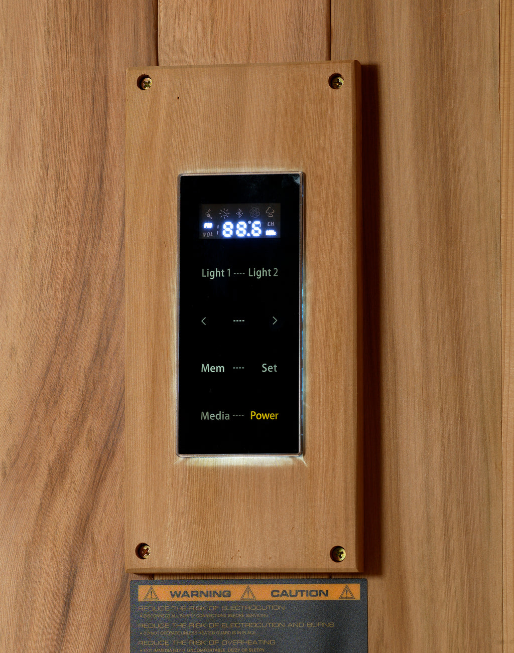 "Copenhagen Edition" Traditional Sauna Steam Sauna with Red Cedar Wood