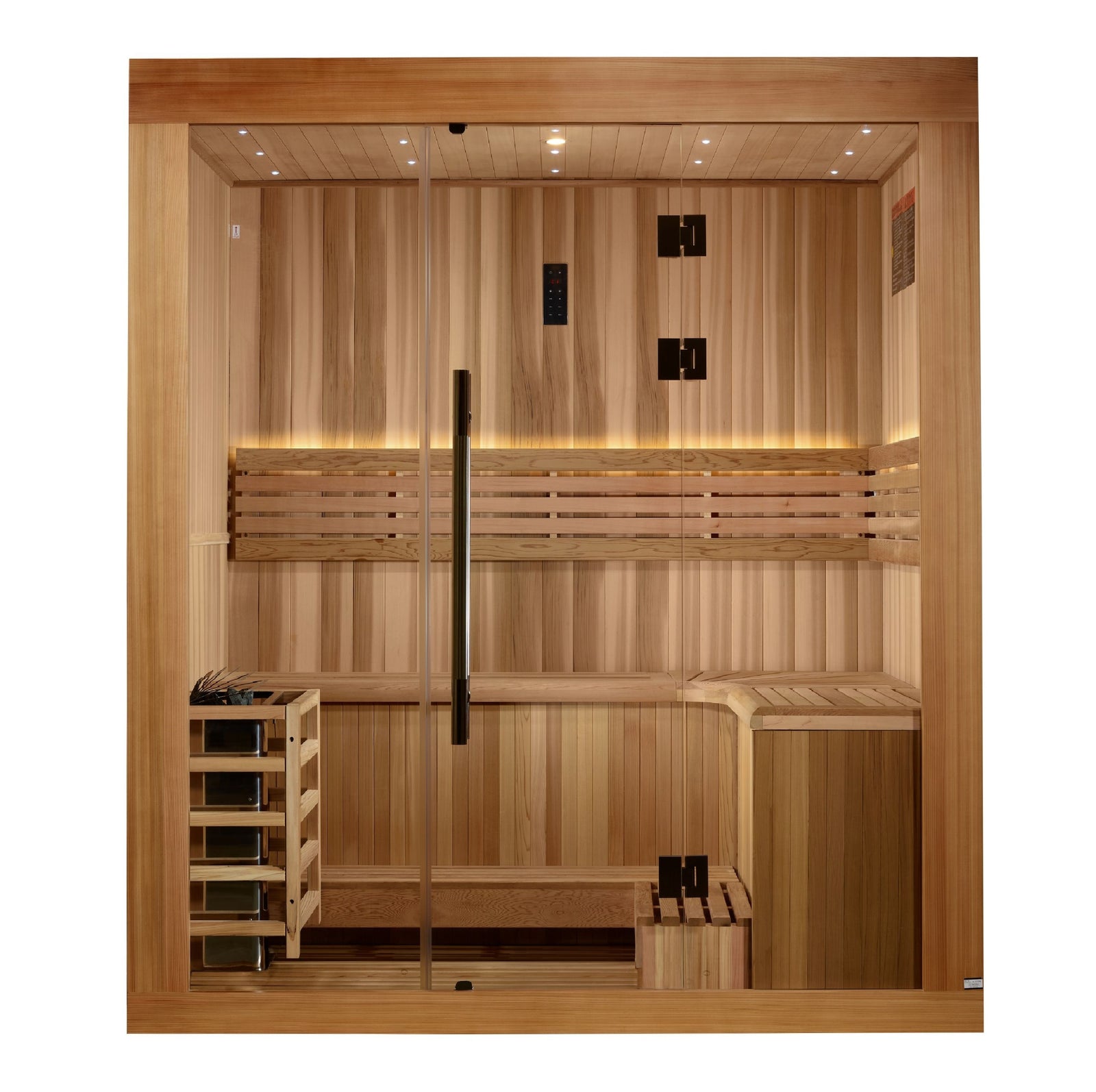 "Copenhagen Edition" Traditional Sauna Steam Sauna with Red Cedar Wood