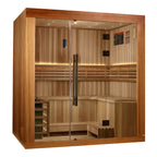 "Copenhagen Edition" Traditional Sauna Steam Sauna with Red Cedar Wood