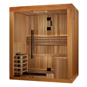 "Copenhagen Edition" Traditional Sauna Steam Sauna with Red Cedar Wood