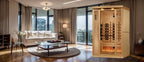 Full Spectrum "Reserve Edition" Infrared Sauna Near Zero EMF with Himalayan Salt Bar