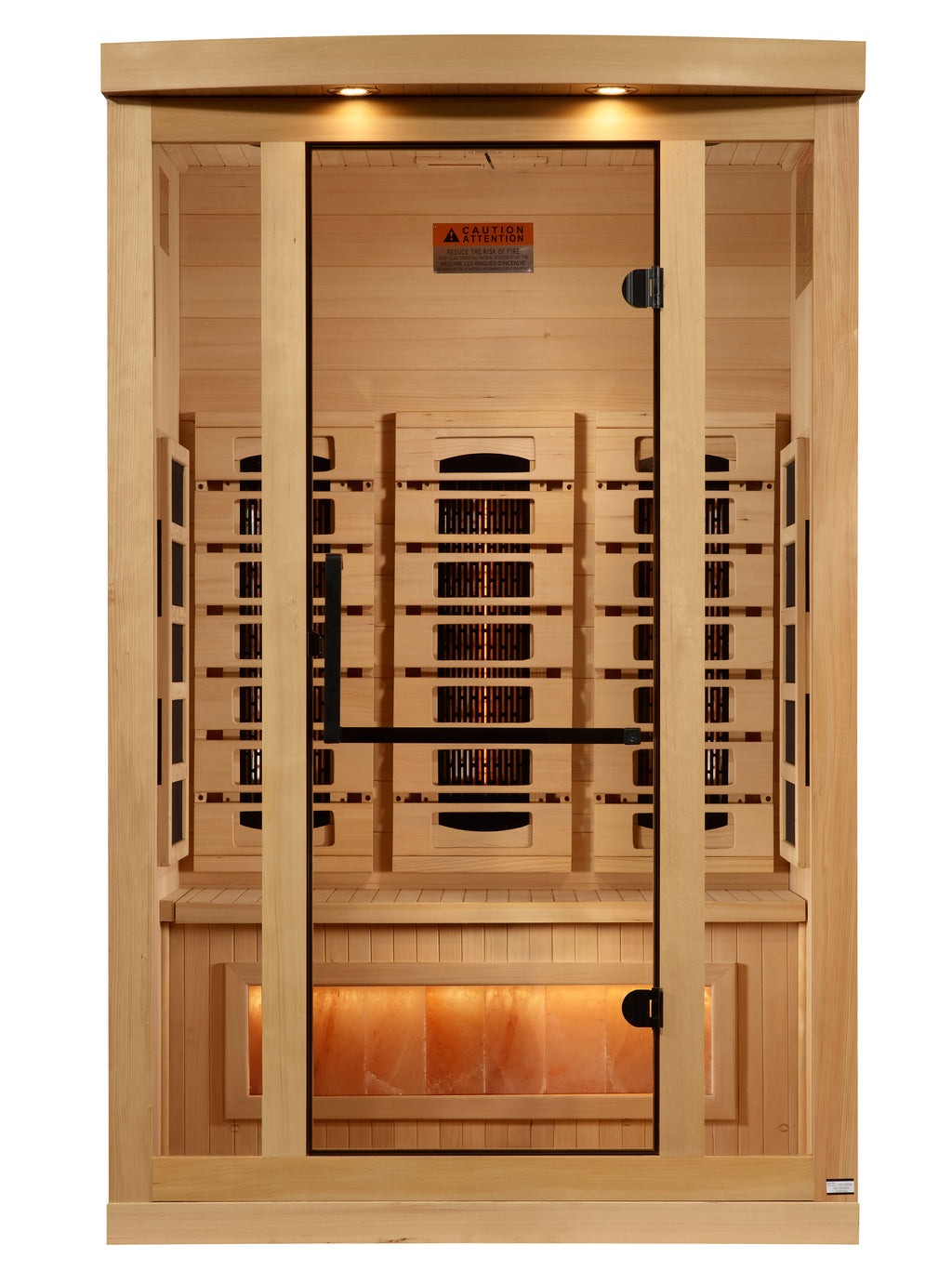 Full Spectrum "Reserve Edition" Infrared Sauna Near Zero EMF with Himalayan Salt Bar