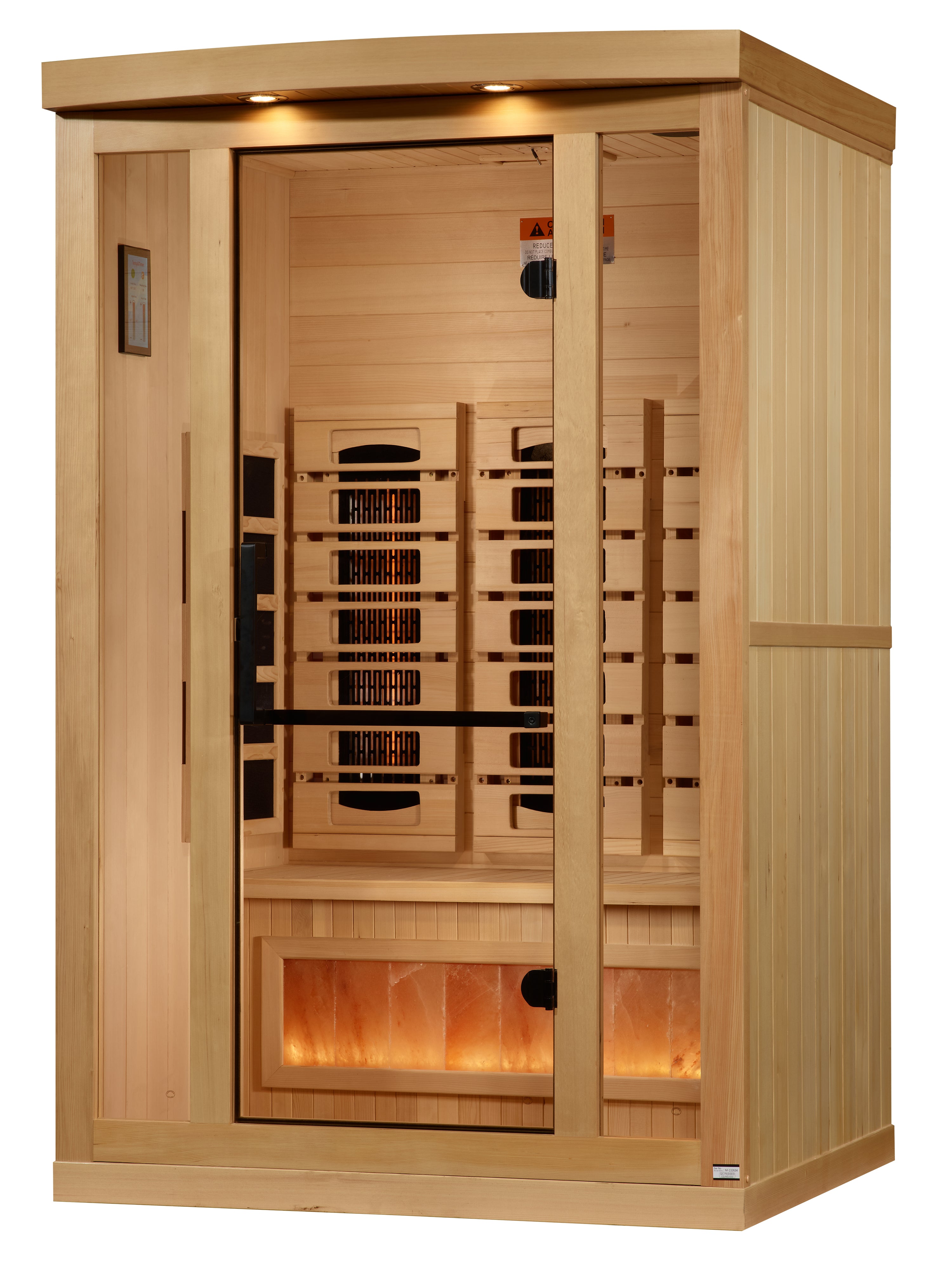 Full Spectrum "Reserve Edition" Infrared Sauna Near Zero EMF with Himalayan Salt Bar