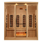 8000 Reserve Series PureTech™ Full Spectrum Infrared Sauna Near Zero EMF with Himalayan Salt Bar (4 person)