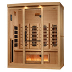 8000 Reserve Series PureTech™ Full Spectrum Infrared Sauna Near Zero EMF with Himalayan Salt Bar (4 person)