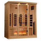 8000 Reserve Series PureTech™ Full Spectrum Infrared Sauna Near Zero EMF with Himalayan Salt Bar (4 person)
