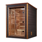 "Narvik" Traditional Sauna Steam Sauna Indoor/Outdoor with Red Cedar Wood
