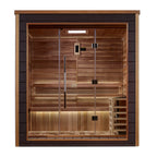 "Drammen" Traditional Sauna Steam Sauna Indoor/Outdoor with Red Cedar Wood
