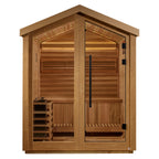 "Savonlinna" Traditional Sauna Outdoor Steam Sauna with Galaxy Star Ceiling & Canadian Red Cedar wood