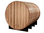 "Klosters" Traditional Sauna Outdoor Barrel Steam Sauna with Red Cedar Wood
