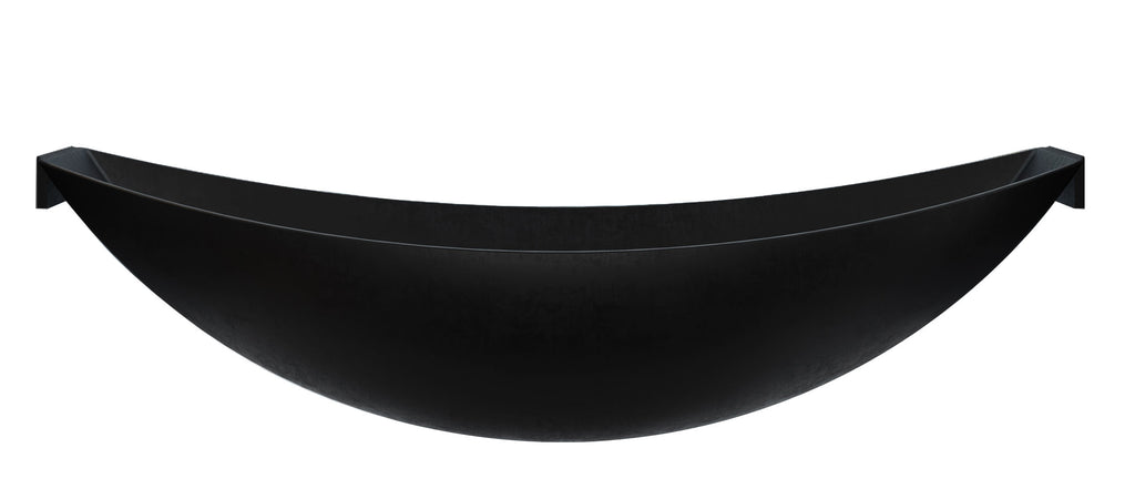 Hammock Tub 79 Inch Black Acrylic Suspended Wall Mounted Hammock Bathtub